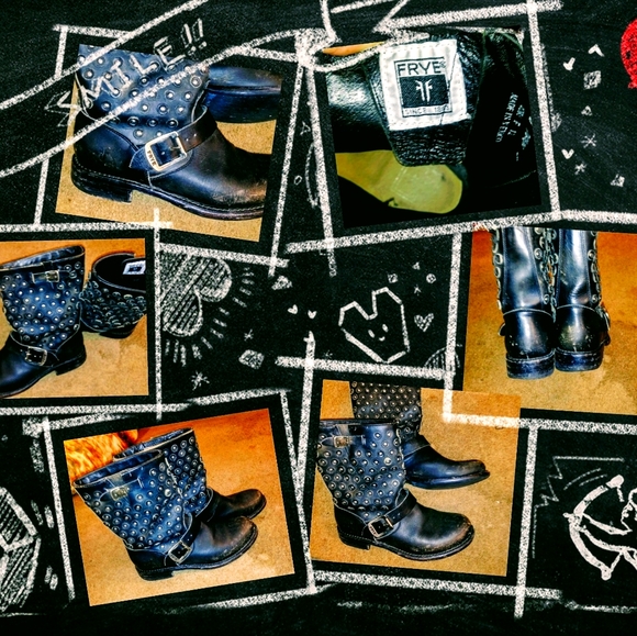 Frye Shoes - 🖤FRYE JENNA DISC ANKLE BOOTS